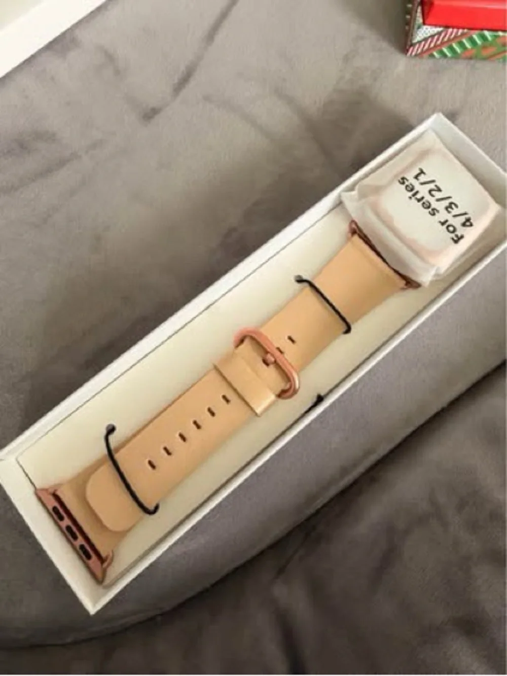 Apple Watch with Black Band and Rose Gold Case